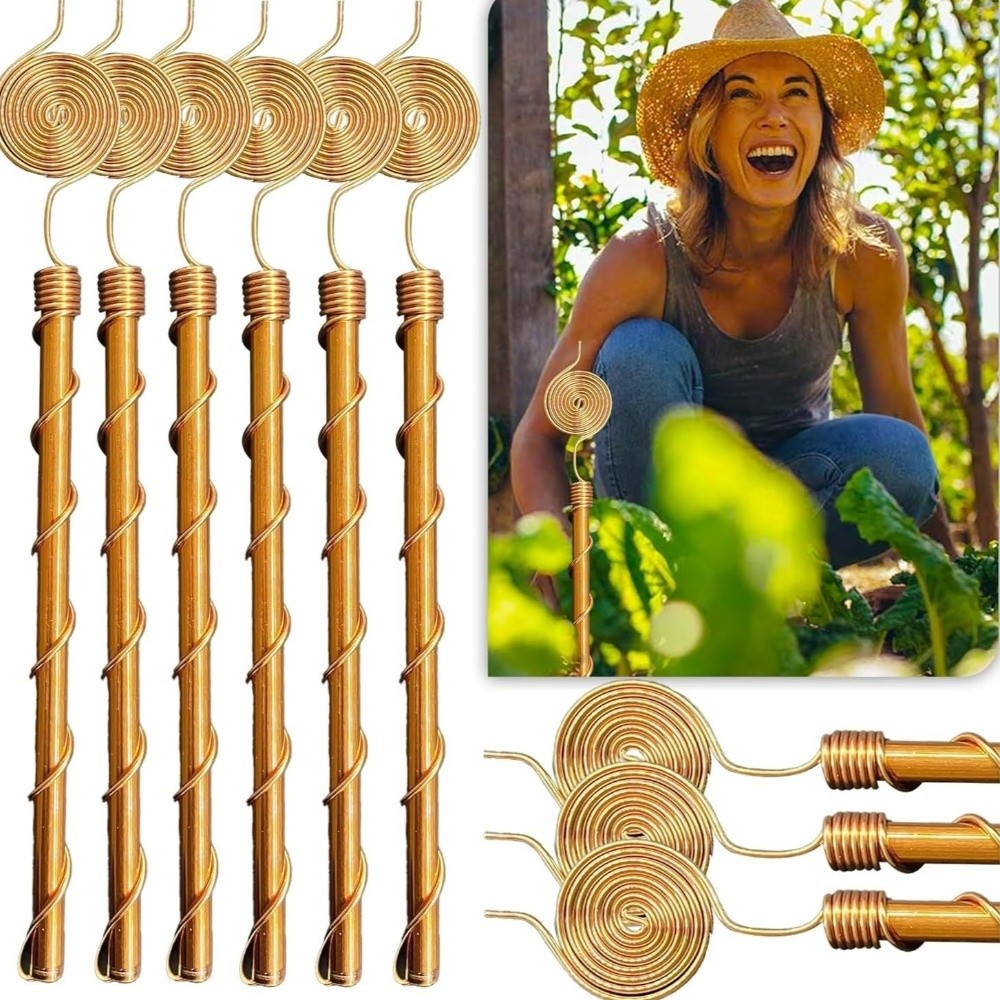 Copper Wire Roll - Estacas Espirales para Plantas, Estacas de