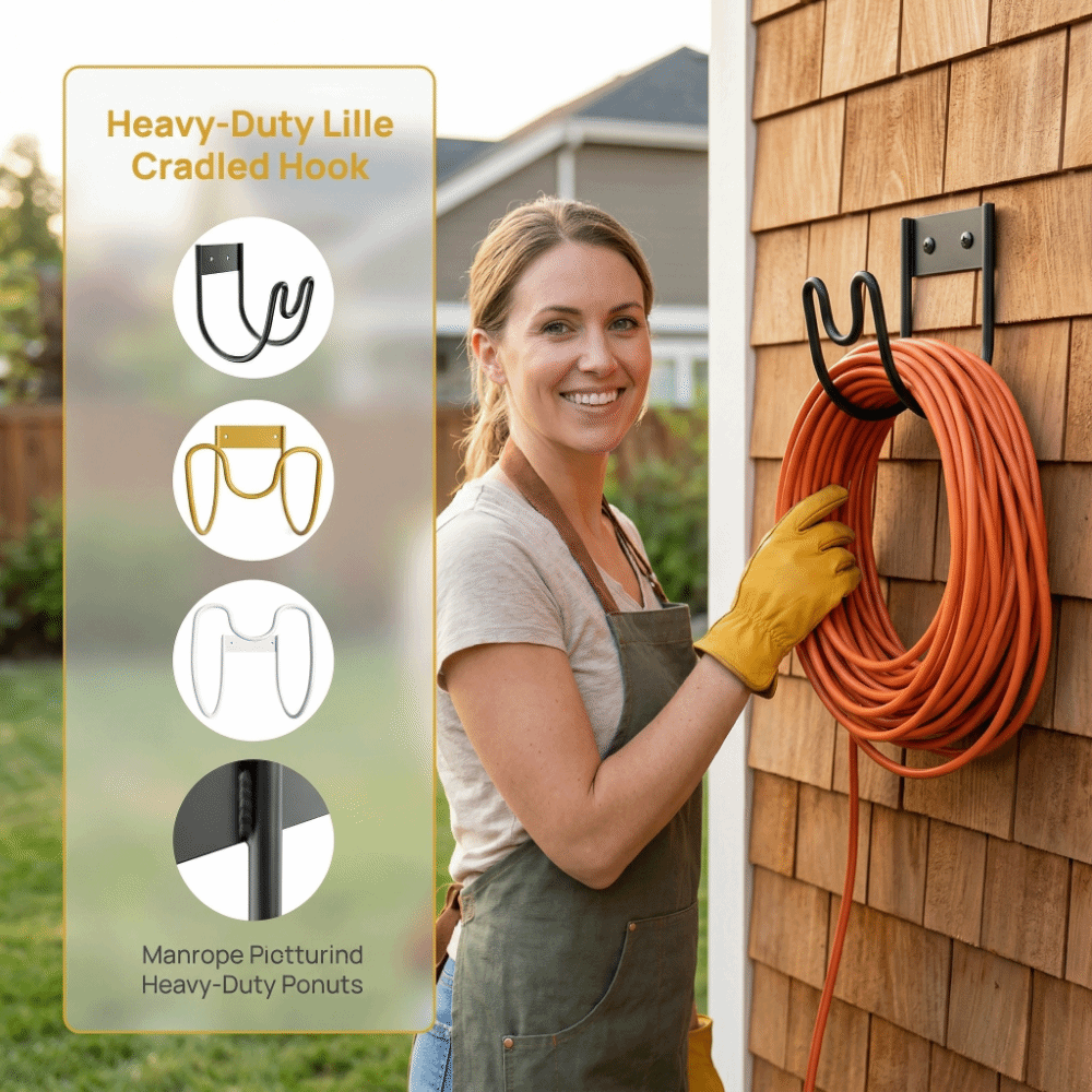 Gardena Hose Flex - Soporte para manguera de jardín resistente