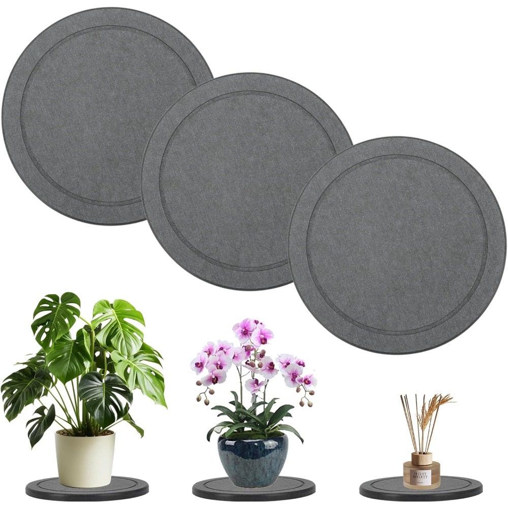 Juego de 3 platos para macetas - Drip Tray Saucer reseña y precio