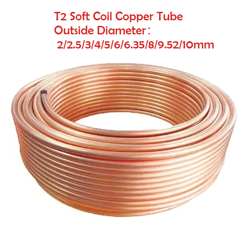 Tubo de cobre T2, bobina suave - Copper Wire Roll reseña y precio