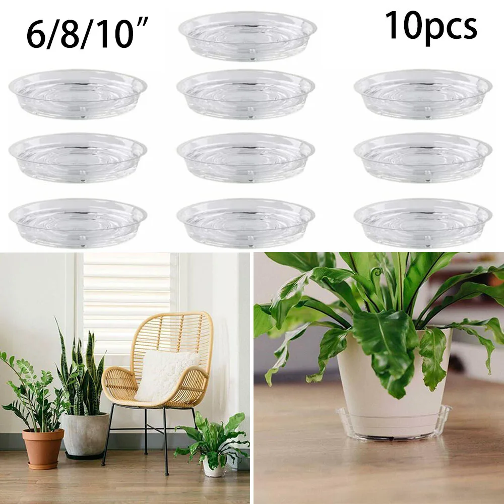 10pcs Garden Plant Saucer Drip - Drip Tray Saucer reseña y precio