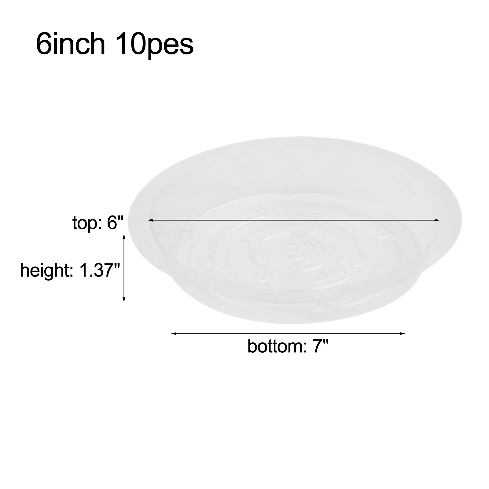 10pcs Garden Plant Saucer Drip - Drip Tray Saucer reseña y precio