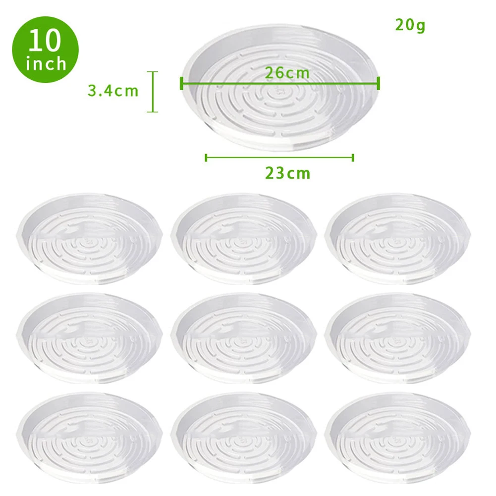 Platillo de plástico para plan - Drip Tray Saucer reseña y precio