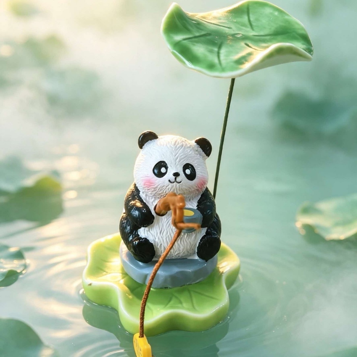 Figura de animal de pesca ador - Bonsai Garden Art reseña y precio