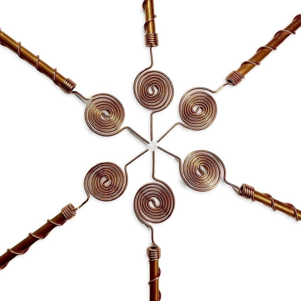 Estacas Espirales para Plantas - Copper Wire Roll reseña y precio