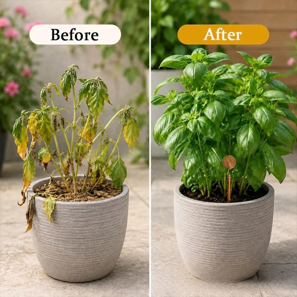 Estacas Espirales para Plantas - Copper Wire Roll reseña y precio