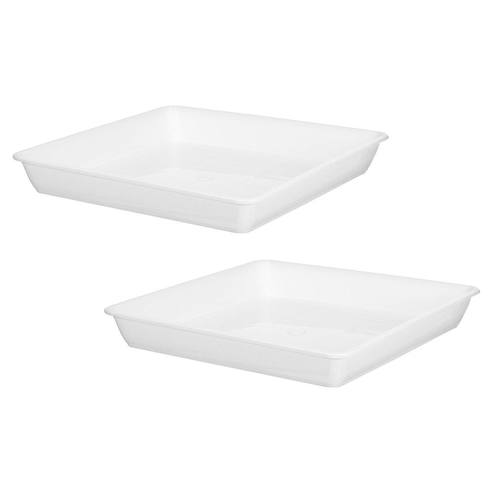 Juego de 2 bandejas para macet - Drip Tray Saucer reseña y precio