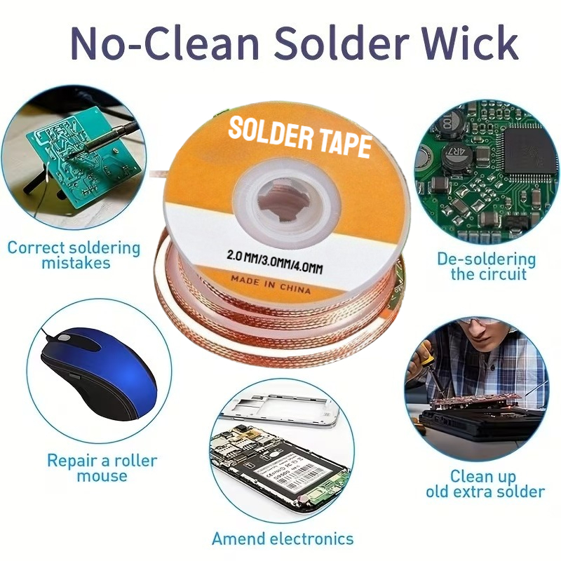 Malla desoldadora sin residuos - Copper Wire Roll reseña y precio