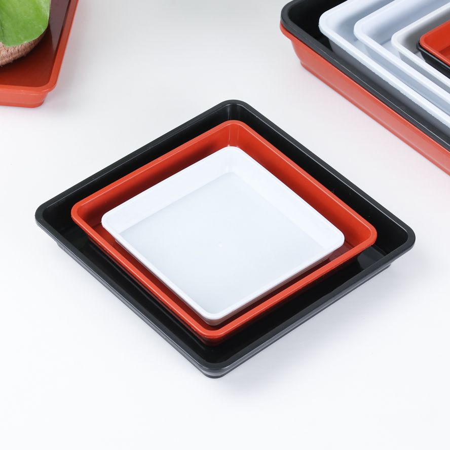 Platillos de plástico de forma - Drip Tray Saucer reseña y precio